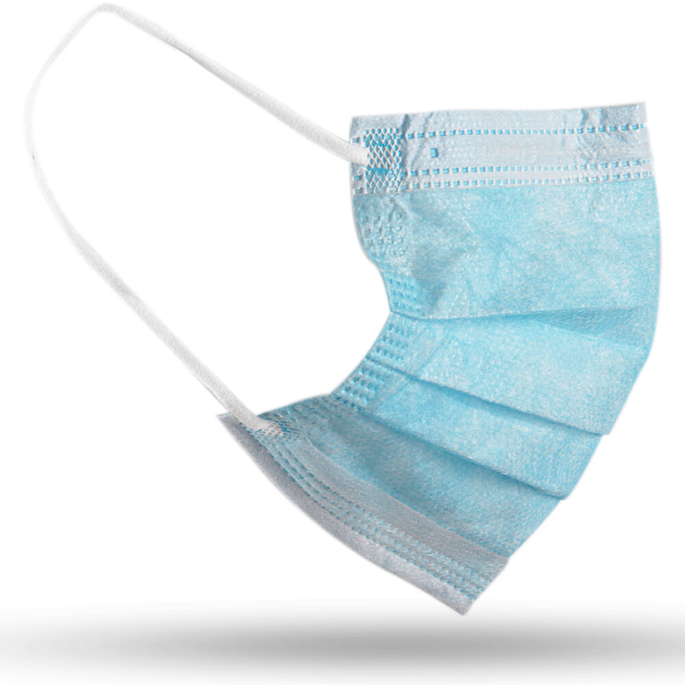 Cubreboca plisado EliteWear de tres capas con filtro