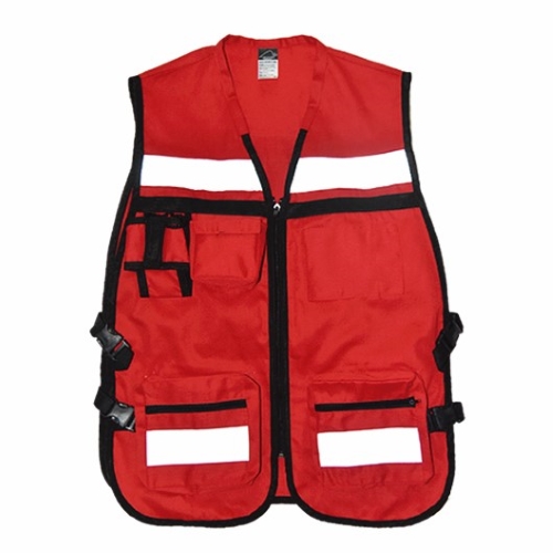 Chaleco brigadista reflejante plastico