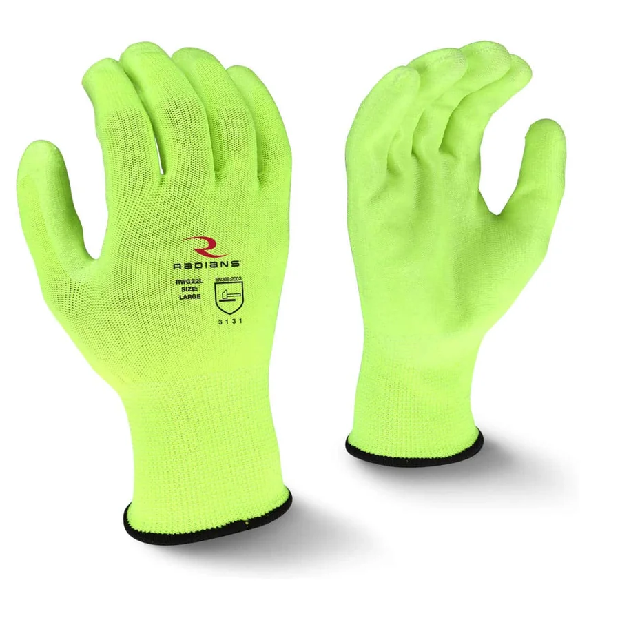 Guante de Trabajo de Alta Visibilidad Radians RWG22 (Venta por Docena)