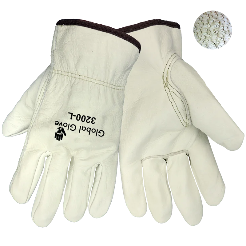 Guante de Trabajo de Cuero de Res Premium – Modelo 3200 Premium