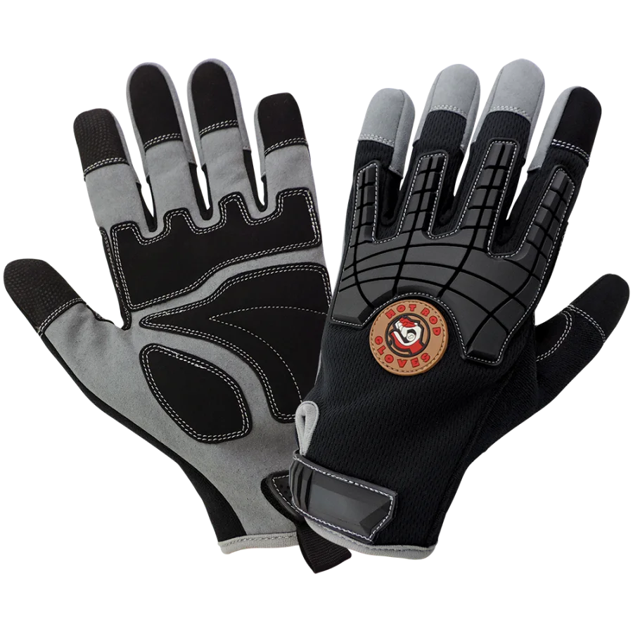 Guantes Hot Rod – Guantes Premium Resistentes a Impactos para Mecánicos – Modelo HR8200
