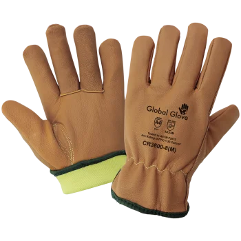 Guantes de Piel de Cabra Resistentes al Aceite, Agua, Cortes y Llamas – Modelo CR3800