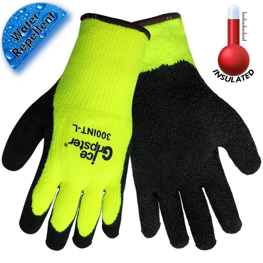 Guantes Ice Gripster, Resistentes al Agua y de Acrílico Cepillado – Modelo 300INT